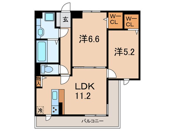 D-room 五反田の物件間取画像